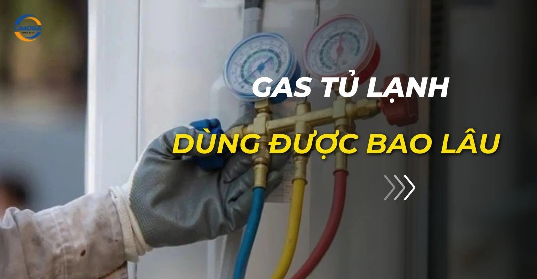 Gas tủ lạnh dùng được bao lâu