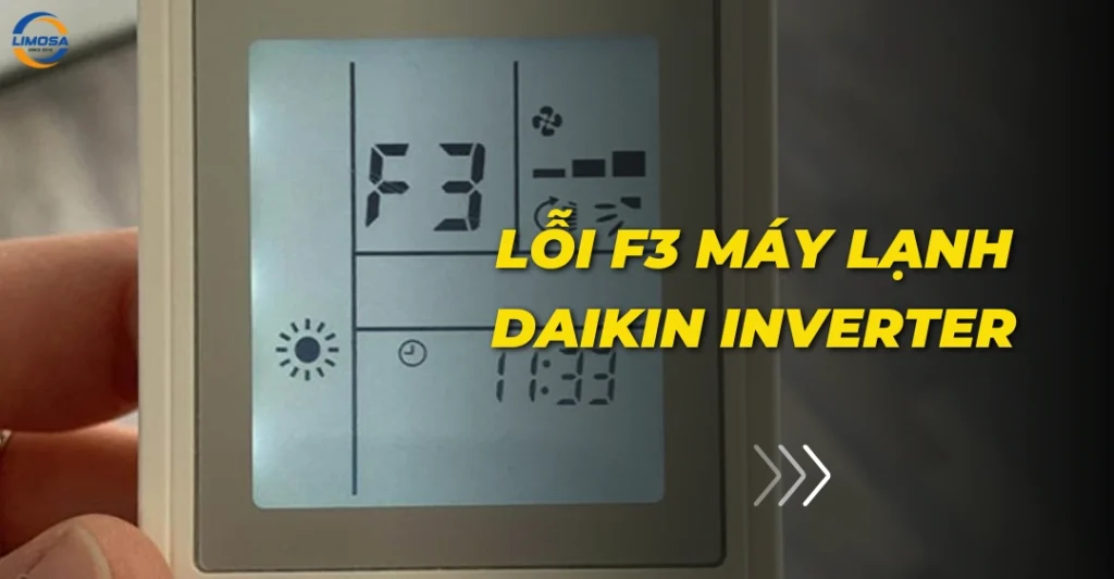 Lỗi F3 máy lạnh Daikin inverter