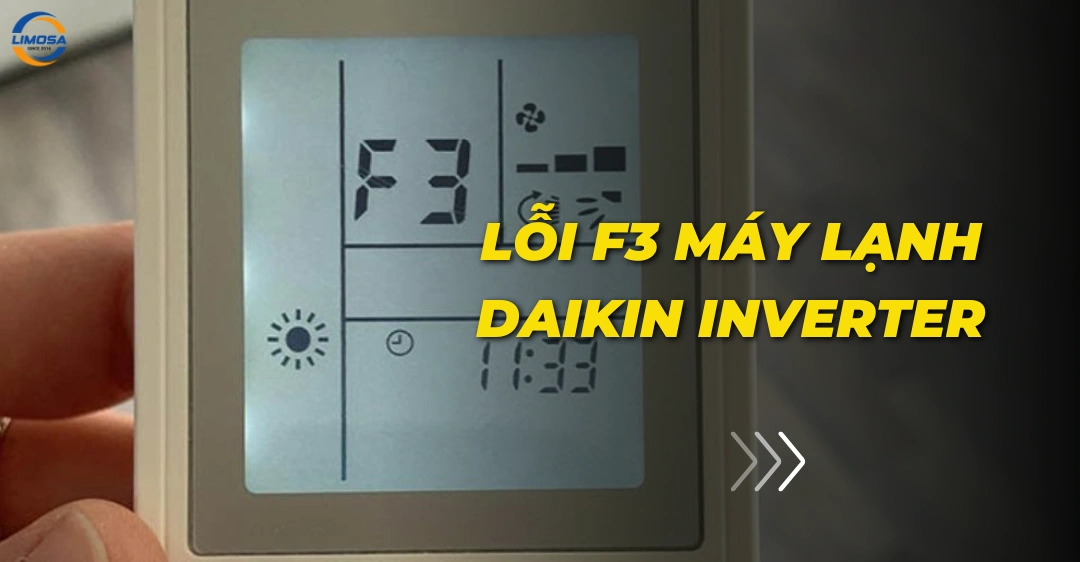 Lỗi F3 máy lạnh Daikin inverter