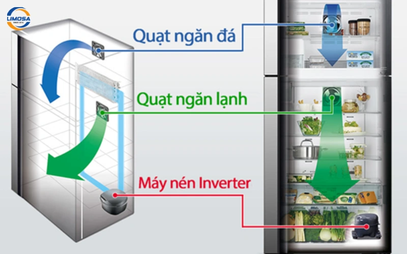 Nguyên lý hoạt động của tủ lạnh Panasonic