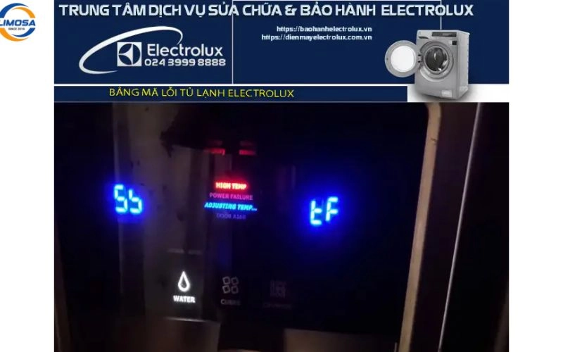 nguyên nhân phổ biến gây tủ lạnh electrolux lỗi nháy đèn