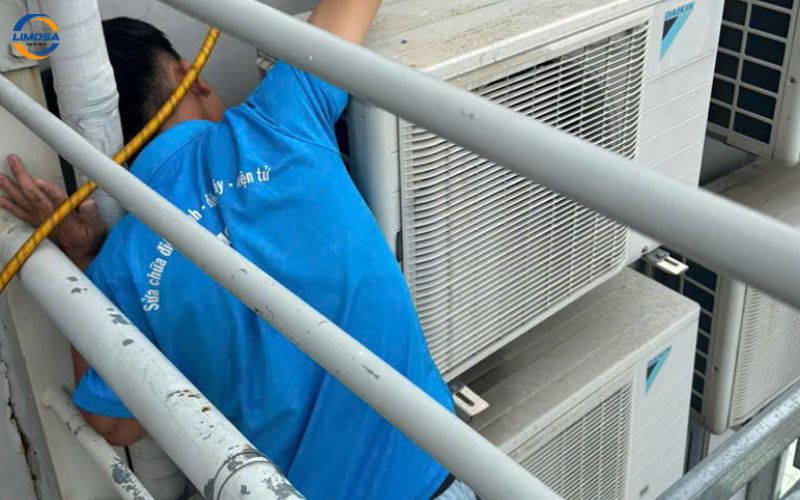 Quy trình sửa chữa máy lạnh Midea chuyên nghiệp tại Điện Lạnh Limosa