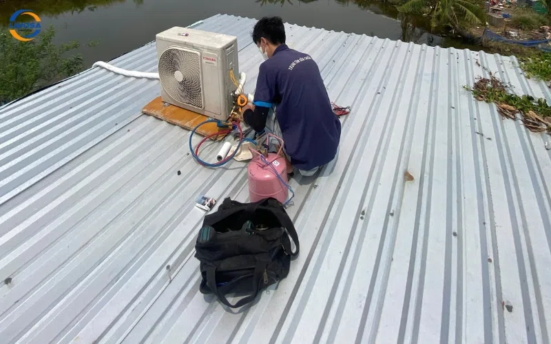 Quy trình sửa máy lạnh Sanyo chuyên nghiệp tại nhà