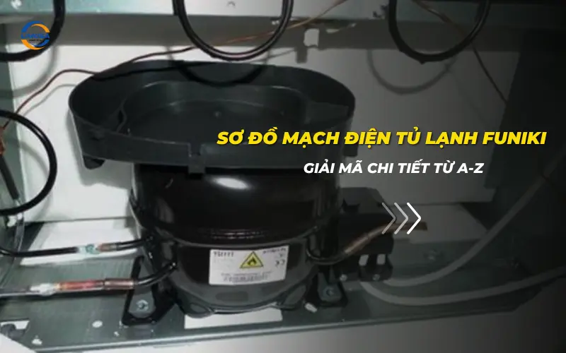 Sơ đồ mạch điện tủ lạnh Funiki