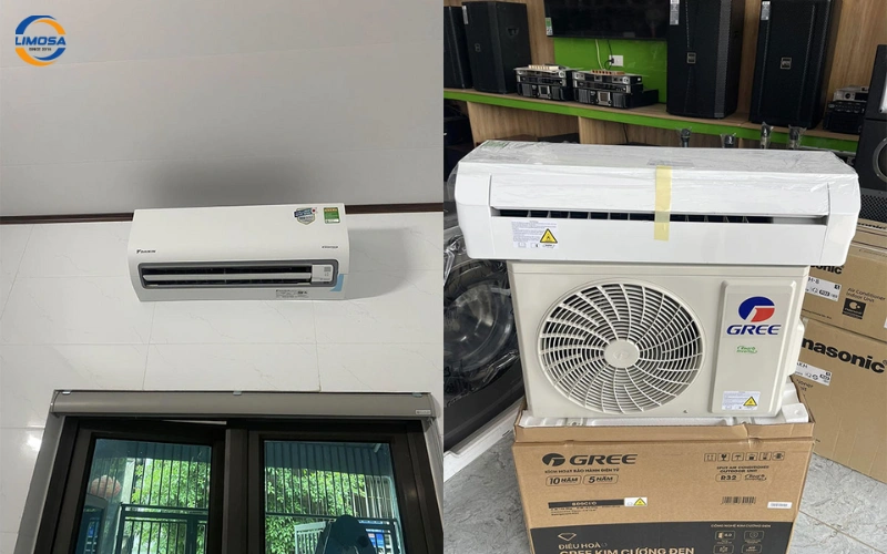 So sánh điều hòa Gree và Daikin theo thiết kế và chất liệu của điều hòa Gree và Daikin