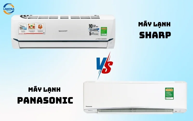 So sánh máy lạnh Sharp và Panasonic