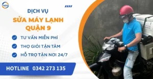 Sửa máy lạnh quận 9