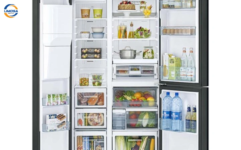 Thiết kế & không gian lưu trữ của tủ lạnh Hitachi