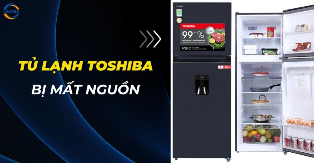 Tủ lạnh Toshiba Inverter bị mất nguồn