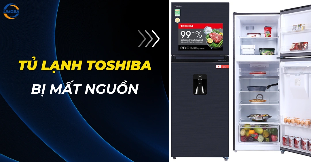 Tủ lạnh Toshiba Inverter bị mất nguồn