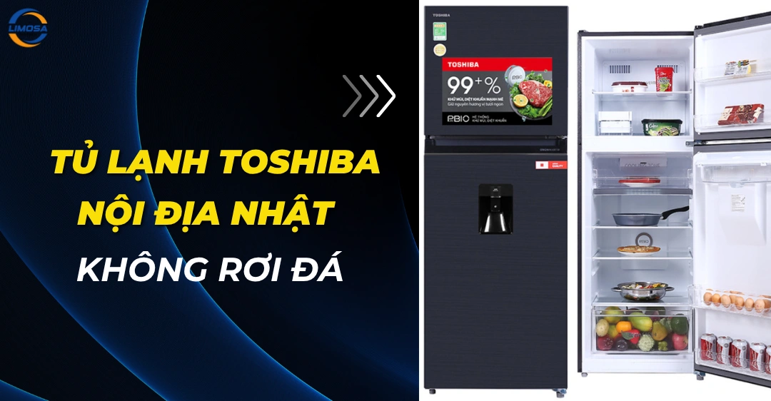 Tủ lạnh Toshiba nội địa Nhật không rơi đá