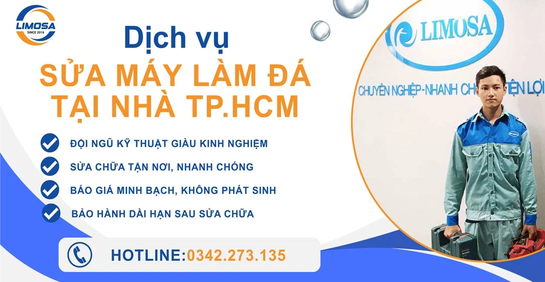 Limosa chuyên sửa máy làm đá viên tại TP.HCM