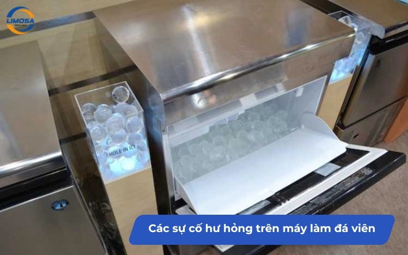 Các sự cố hư hỏng trên máy làm đá viên