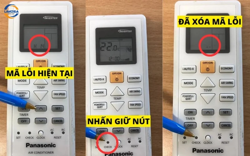 Cách khắc phục khi máy lạnh Panasonic báo lỗi H12 tại nhà