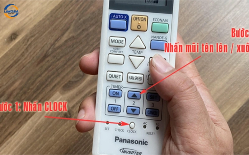 Cài đặt thời gian thực trên remote