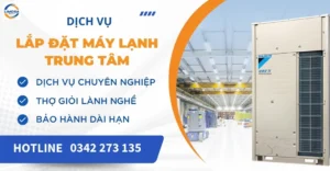 Lắp đặt máy lạnh trung tâm