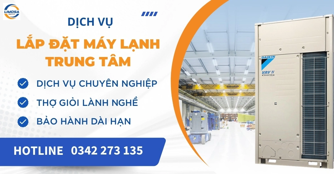 Lắp đặt máy lạnh trung tâm