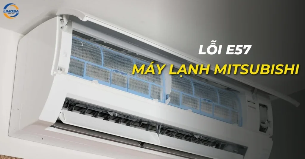 Lỗi E57 máy lạnh Mitsubishi