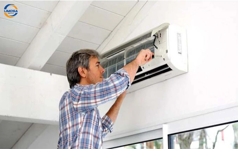 Quy trình thực hiện vệ sinh máy lạnh tại nhà quận 8 của điện lạnh Limosa
