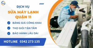 Sửa máy lạnh quận 11