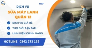 Sửa máy lạnh quận 12