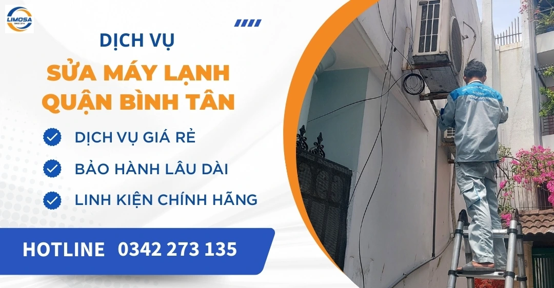 Sửa máy lạnh quận Bình Tân – Uy tín, thợ có mặt sau 30 phút Sửa máy lạnh quận Bình Tân