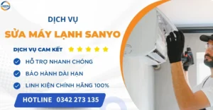Sửa máy lạnh Sanyo
