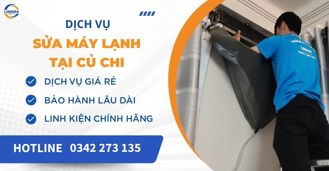 Sửa máy lạnh tại Củ Chi chuyên nghiệp, thợ đến sau 30 phút Sửa máy lạnh tại Củ Chi