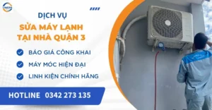 Sửa máy lạnh tại nhà quận 3