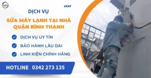 Sửa máy lạnh tại nhà quận Bình Thạnh