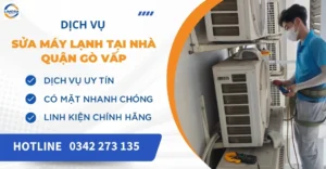 Sửa máy lạnh tại nhà quận Gò Vấp