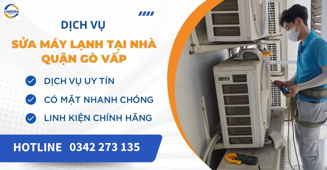 Sửa máy lạnh tại nhà quận Gò Vấp uy tín, thợ có mặt 30 phút Sửa máy lạnh tại nhà quận Gò Vấp