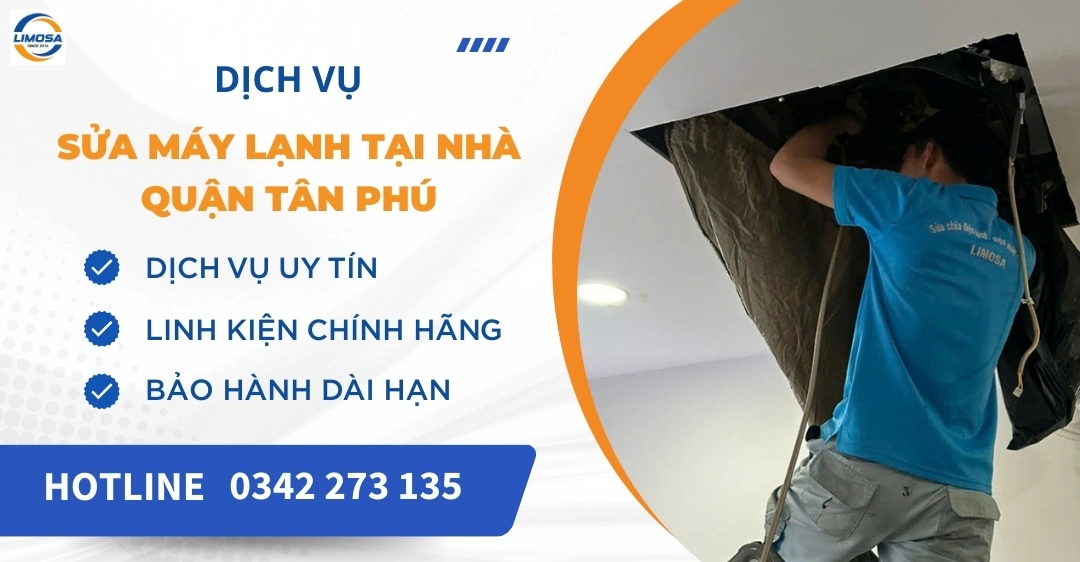 Sửa máy lạnh tại nhà quận Tân Phú