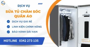 Sửa tủ chăm sóc quần áo