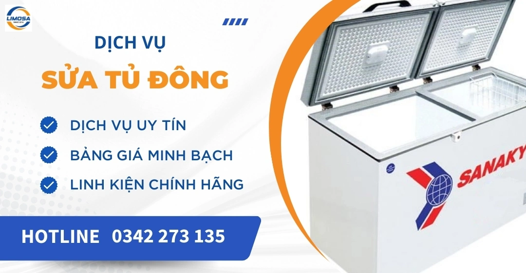 Dịch vụ sửa tủ đông tại TPHCM uy tín, linh kiện chính hãng Dịch vụ sửa tủ đông
