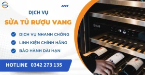 sửa tủ rượu vang