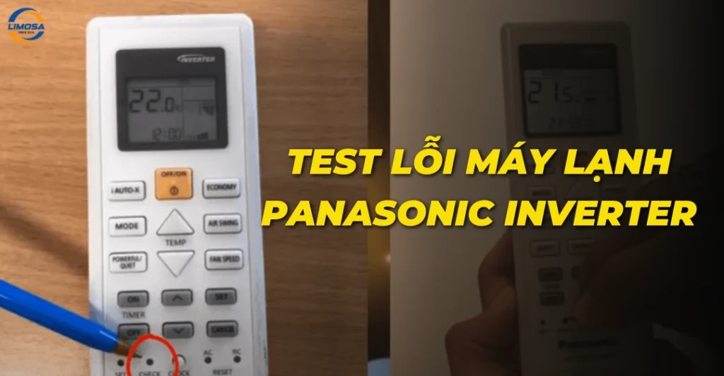 Test lỗi máy lạnh Panasonic Inverter