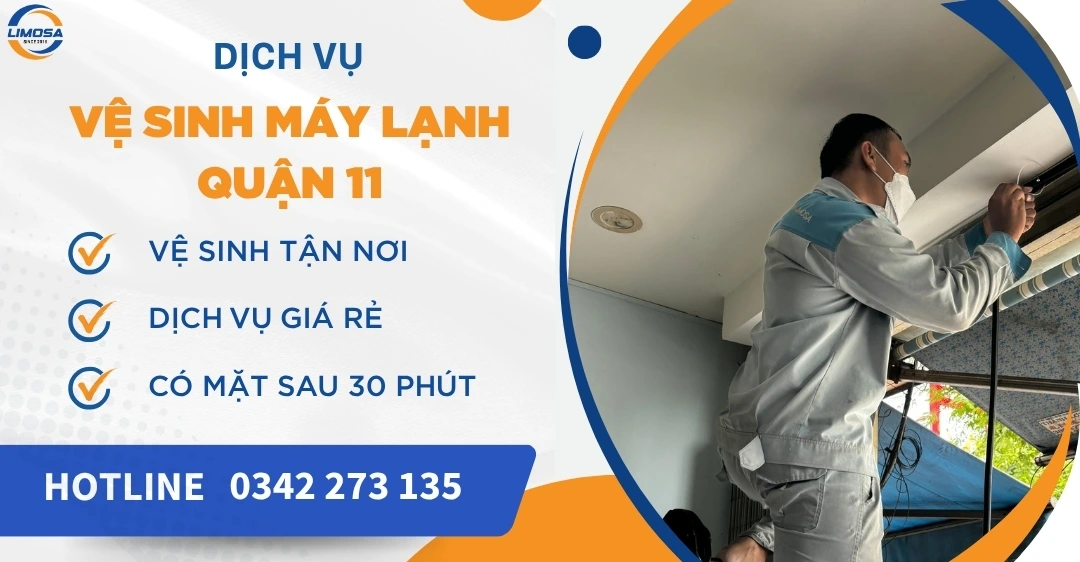 Vệ sinh máy lạnh quận 11 uy tín - Dịch vụ chất lượng, giá rẻ Vệ sinh máy lạnh quận 11