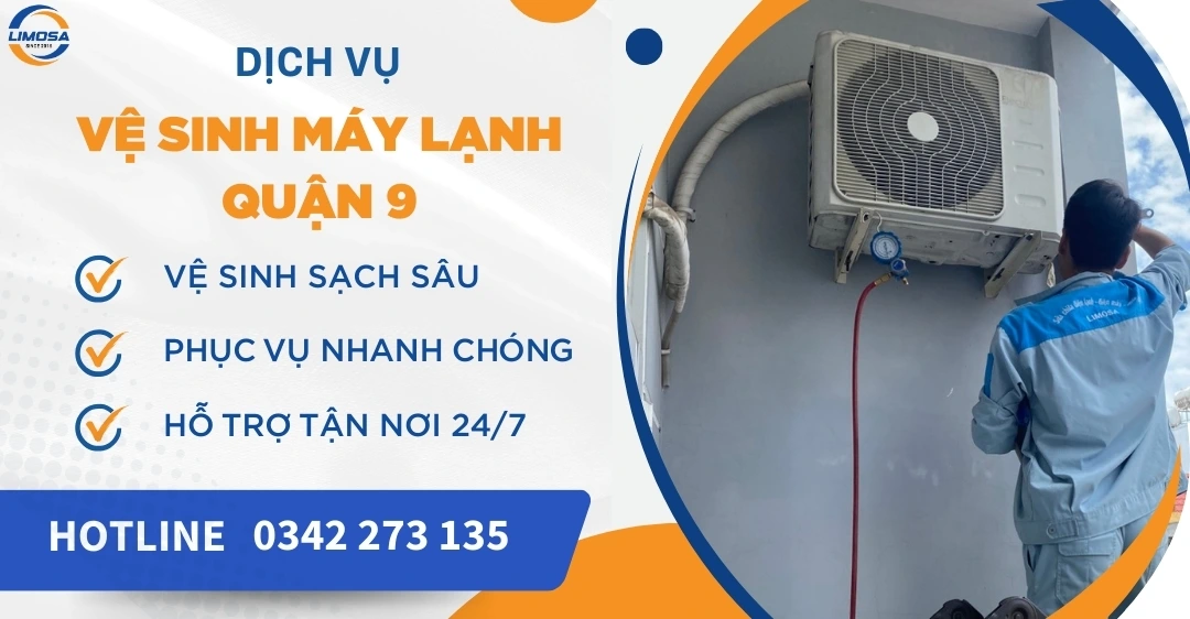 Vệ sinh máy lạnh Quận 9 | Sạch sâu, giá rẻ, có mặt 30 phút Vệ sinh máy lạnh quận 9