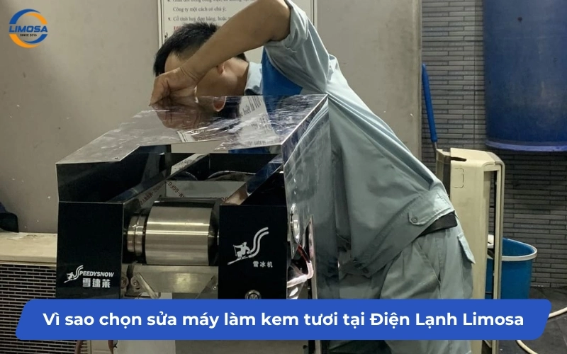 Vì sao nên chọn sửa chữa máy làm kem tươi tại Điện Lạnh Limosa?