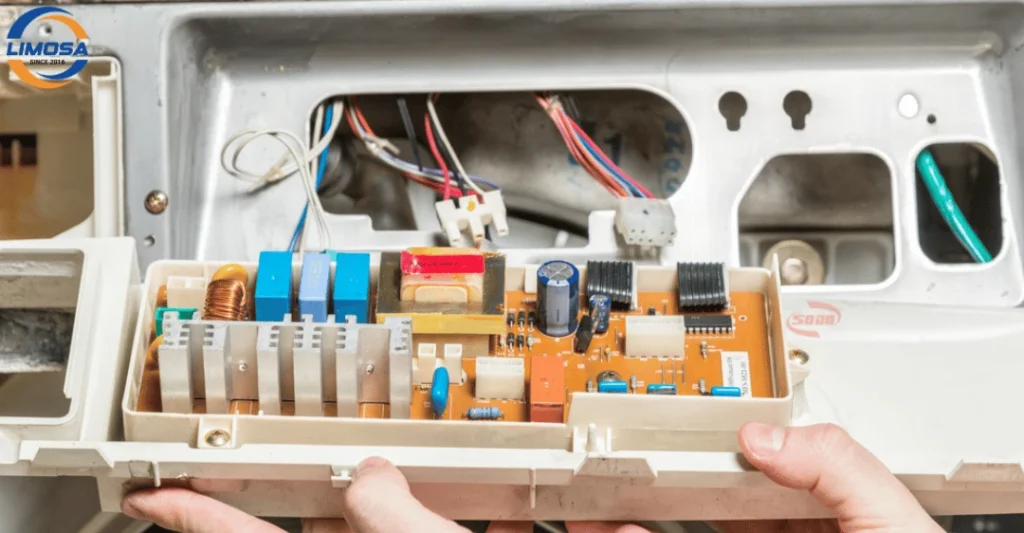 Bo mạch điều khiển của máy giặt gặp sự cố