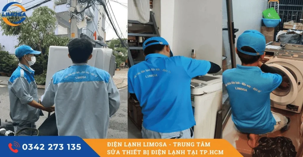 Các loại máy giặt mà Điện Lạnh Limosa tiếp nhận vệ sinh
