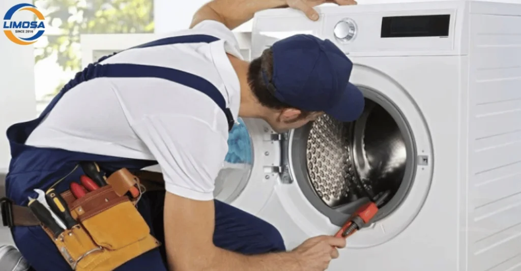 Kẹt vật lạ trong lồng giặt