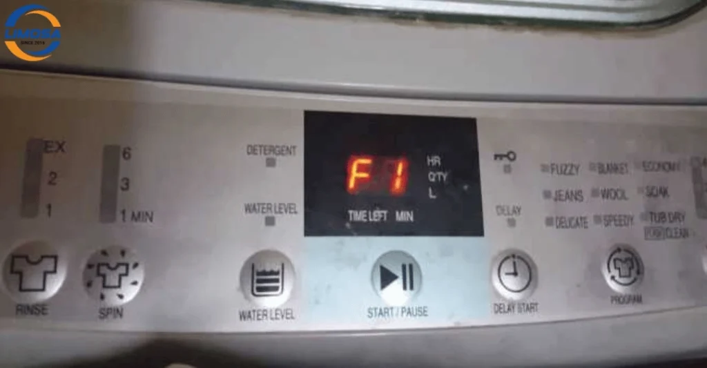 Máy giặt Auqa báo lỗi F1 là gì?