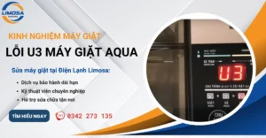 Lỗi U3 máy giặt Auqa