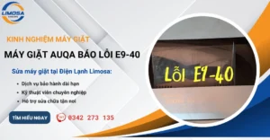 Máy giặt Auqa báo lỗi E9-40