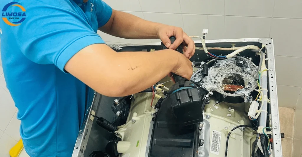 Quy trình bảo hành dịch vụ sửa máy giặt tại Limosa
