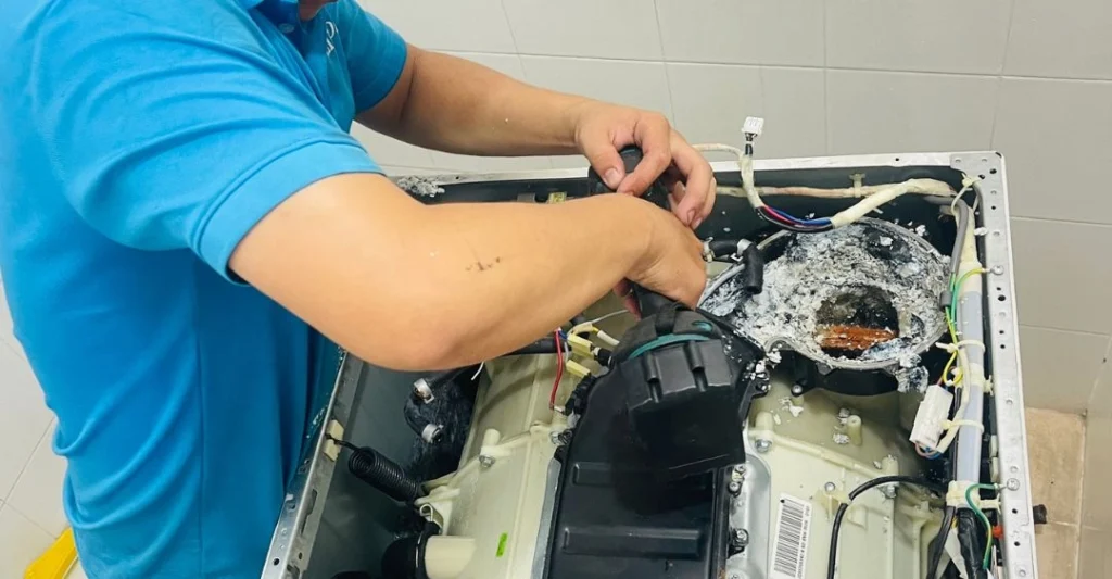 Quy trình sửa máy giặt tại nhà chuyên nghiệp tại Limosa