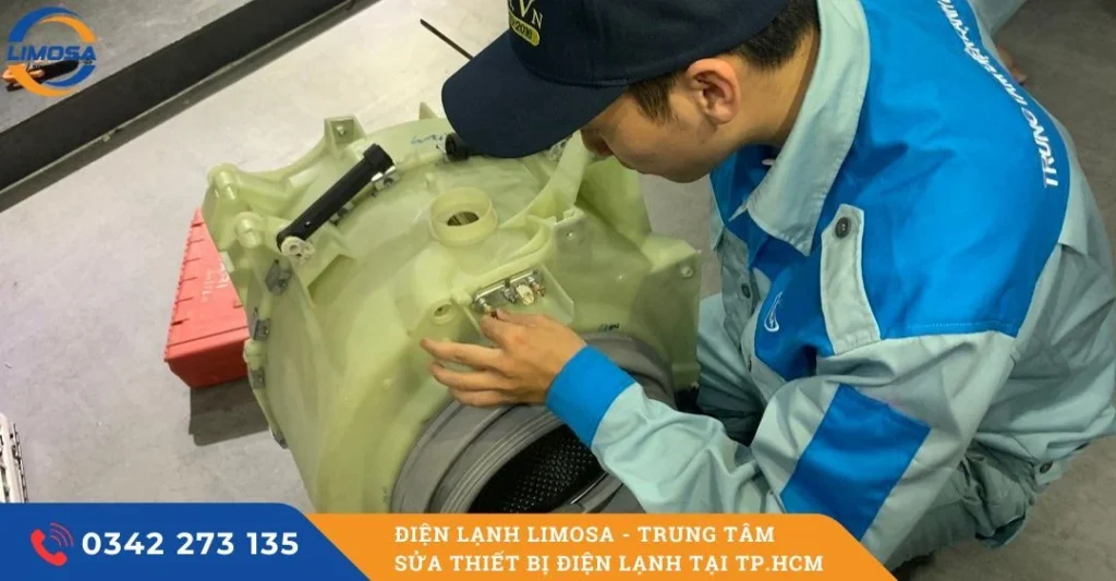 Quy trình vệ sinh máy giặt chuyên nghiệp