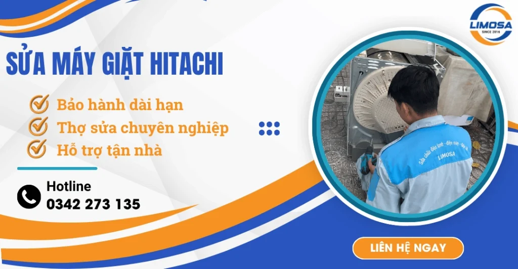 Sửa máy giặt Hitachi